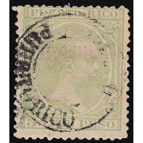 Puerto Rico 160 1898/99 Alfonso XIII Usado Puerto Rico 160 1898/99 Alfonso XIII Usado