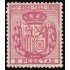 Puerto Rico Telégrafos 19 1879 Escudo España MH