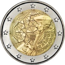 Alemania 2022 2 € euros conmemorativos Programa Erasmus ( 5 cecas )