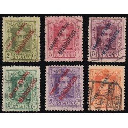 Tánger 17/22 1923 - 1930 Alfonso XIII Usados Tánger 17/22 1923 - 1930 Alfonso XIII Usados