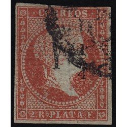 Cuba 4 1855 Isabel II Usado Cuba 4 1855 Isabel II Usado