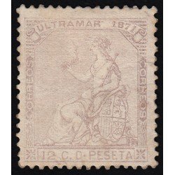 Cuba 25 1871 Alegoría de España  MH