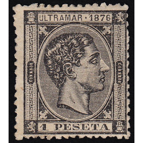 Cuba 38 1876 Alfonso XII MH Cuba 38 1876 Alfonso XII MH