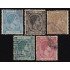 Cuba 44/49  1878  Alfonso XII Usados
