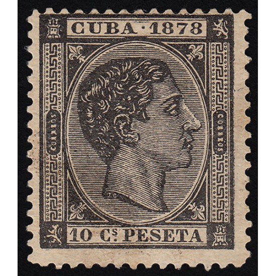Cuba 45 1878 Alfonso XII MH Cuba 45 1878 Alfonso XII MH