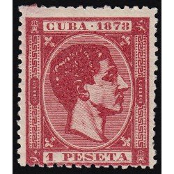 Cuba 49 1878 Alfonso XII MNH Cuba 49 1878 Alfonso XII MNH