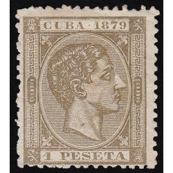 Cuba 55 1879 Alfonso XII MH Cuba 55 1879 Alfonso XII MH