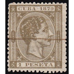 Cuba 55 1879 Alfonso XII Usado Cuba 55 1879 Alfonso XII Usado
