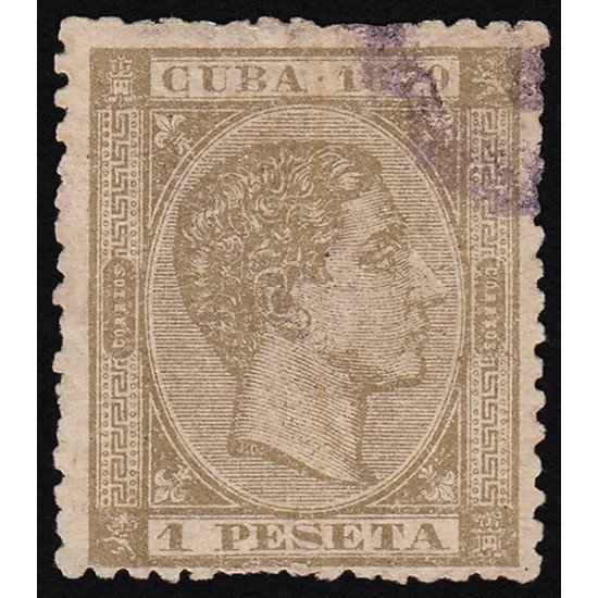 Cuba 55 1879 Alfonso XII Usado Cuba 55 1879 Alfonso XII Usado