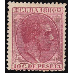 Cuba 57 1880 Alfonso XII MH Cuba 57 1880 Alfonso XII MH