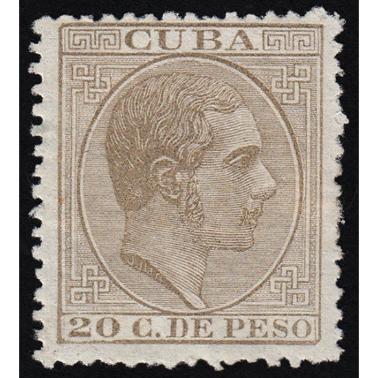 Cuba 104 1883-1888 Alfonso XII MH
