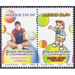 Mexico 2239/40 2006 Personalidades. Ídolos de la Televisión Mejicana - ***