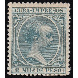 Cuba 145 1896-1897 Alfonso XIII  MH