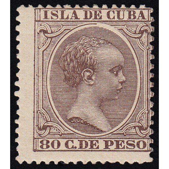 Cuba 153 1896-1897 Alfonso XIII MH Cuba 153 1896-1897 Alfonso XIII MH