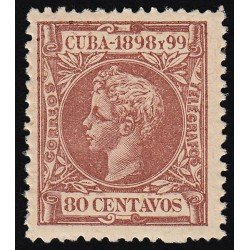 Cuba 171 1898 Alfonso XIII  MNH