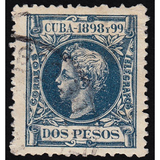 Cuba 173 1898 Alfonso XIII Usado Cuba 173 1898 Alfonso XIII Usado