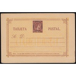 Filipinas Philippines Entero Postal 2 1879 AlfonsoXII 