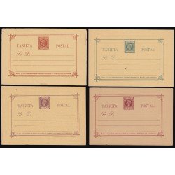 Filipinas Philippines Entero Postal 12/15 1898 AlfonsoXIII 
