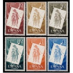 España Spain 1200/05 1956 Pro Infancia Húngara MNH