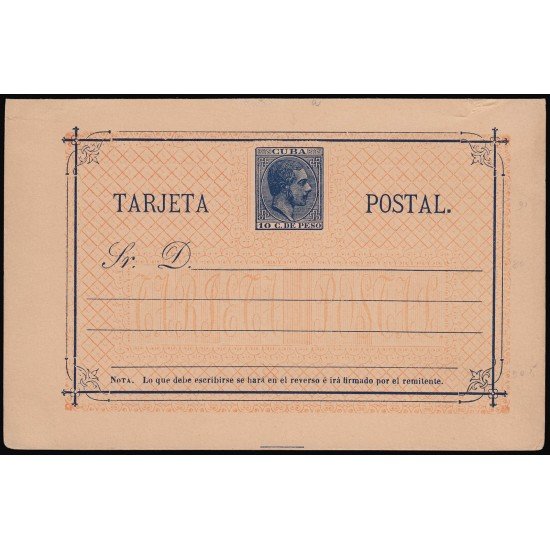 Cuba Entero Postal 19 1882 Alfonso XII Cuba Entero Postal 19 1882 Alfonso XII