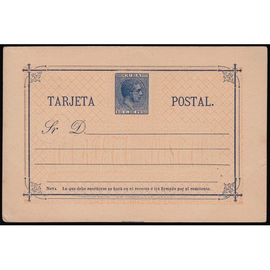 Cuba Entero Postal 19 1882 Alfonso XII Cuba Entero Postal 19 1882 Alfonso XII