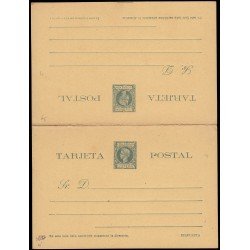 Cuba Entero Postal 36 1898 Alfonso XIII 