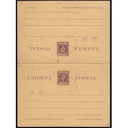 Cuba Entero Postal 37 1898 Alfonso XIII 
