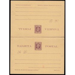 Cuba Entero Postal 37 1898 Alfonso XIII 