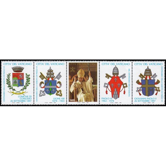 Vaticano 1088 1997 Cent. del Papa Pablo VI MNH