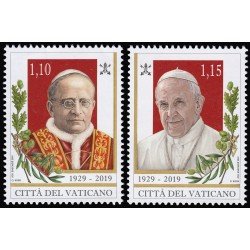 Vaticano 1811/12 2019 Retratos. Papa Pío XI y Papa Francisco MNH Vaticano 1811/12 2019 Retratos. Papa Pío XI y Papa Francisco MNH
