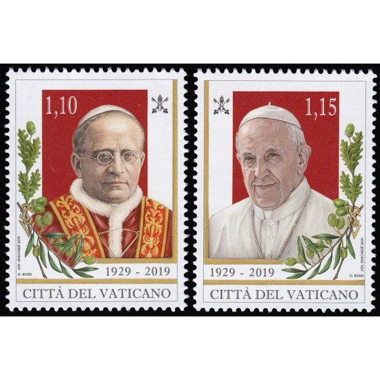 Vaticano 1811/12 2019 Retratos. Papa Pío XI y Papa Francisco MNH 