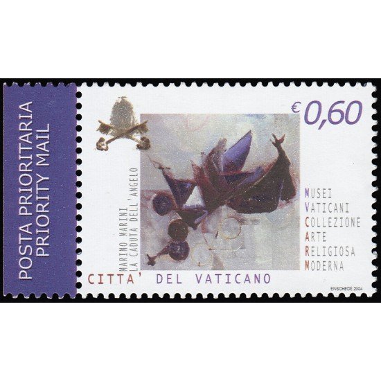 Vaticano 1361a  2004 La caída del ángel. Correo prioritario MNH