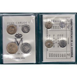 España  Spain  Cartera Oficial Pesetas 1996 Juan Carlos I FNMT
