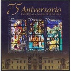 Mexico 2397/02 2008 75 Años de la Universidad Autónoma de Nuevo León MNH