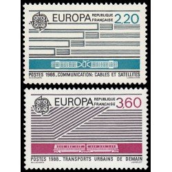 TRA2/S France Francia  Nº 2531/32   1988  Europa, LUJO