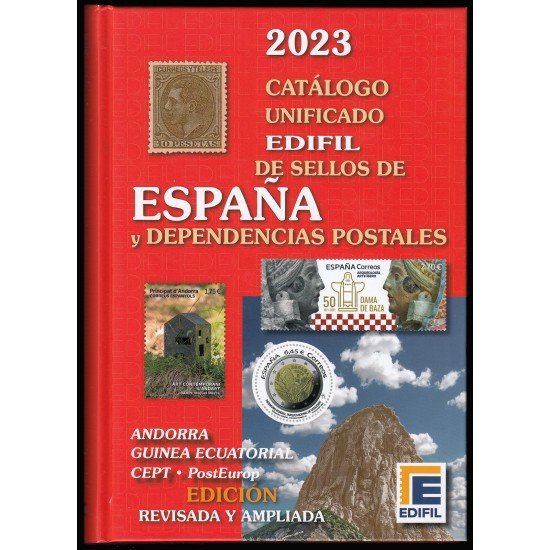 Catálogo Unificado  Edifil España y Dependencias postales ed. 2023