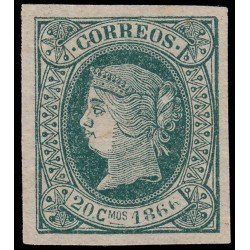 Cuba 15 1866 Isabel II  MH