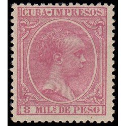 Cuba 135 1894 Alfonso XIII  MH
