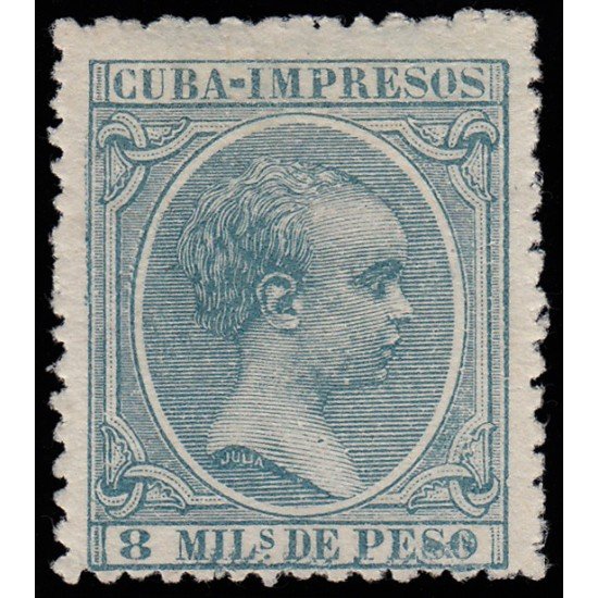 Cuba 145 1896-1897 Alfonso XIII MH Cuba 145 1896-1897 Alfonso XIII MH