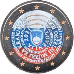 Eslovenia 2021 2 € euros conmemorativos Color Av. 1er Museo Eslovenia 2021 2 € euros conmemorativos Color Av. 1er Museo