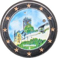 Alemania 2022 2 € euros conm.Color Turingia - Wartburg ( 1 ceca )