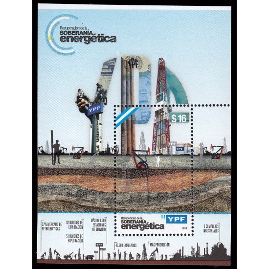 Argentina HB 139 2014 Recuperación de soberanía energética MNH Argentina HB 139 2014 Recuperación de soberanía energética MNH