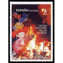 España Spain 5548 2022 Fiestas populares Fallas València Autoadhesivo Tarifa A