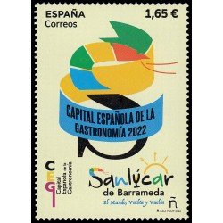 España Spain 5562 2022 Capital Española Gastronomía Sanlúcar de Barrameda MNH 