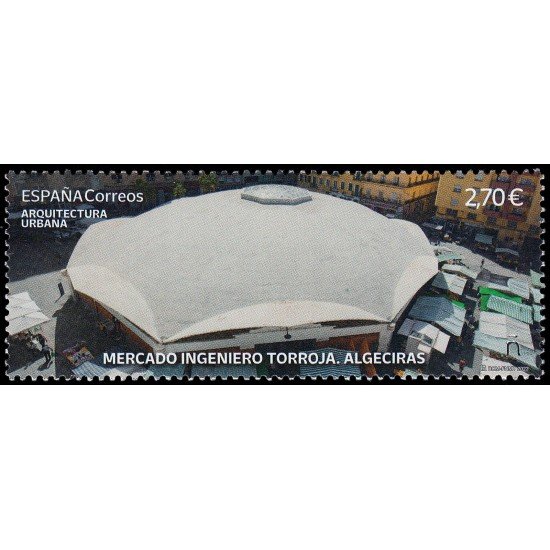España Spain 5598 2022 Mercado Ingeniero Torroja. Algeciras MNH