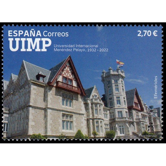 España Spain 5591 2022 Efemérides UIMP Santander 1932-2022 MNH 
