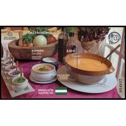 España Spain 5547 2022 Gastronomía España en 19 platos Gazpacho MNH 