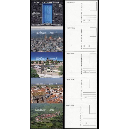 España Spain 5551/54 2022 Pueblos con encanto Desplegable MNH Tarifa A España Spain 5551/54 2022 Pueblos con encanto Desplegable MNH Tarifa A