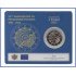 Luxemburgo 2022 Cartera Oficial Coin Card 2 € conmemorativos Erasmus 