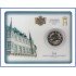 Luxemburgo 2022 Cartera Oficial Coin Card 2 € conmemorativos Av Boda Guillermo 